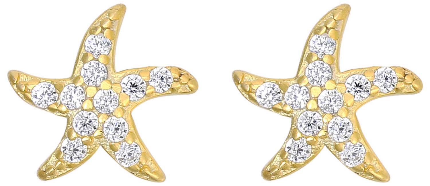 Boucles d'oreilles - Golden Starfish Boucles d'oreilles - Golden Starfish