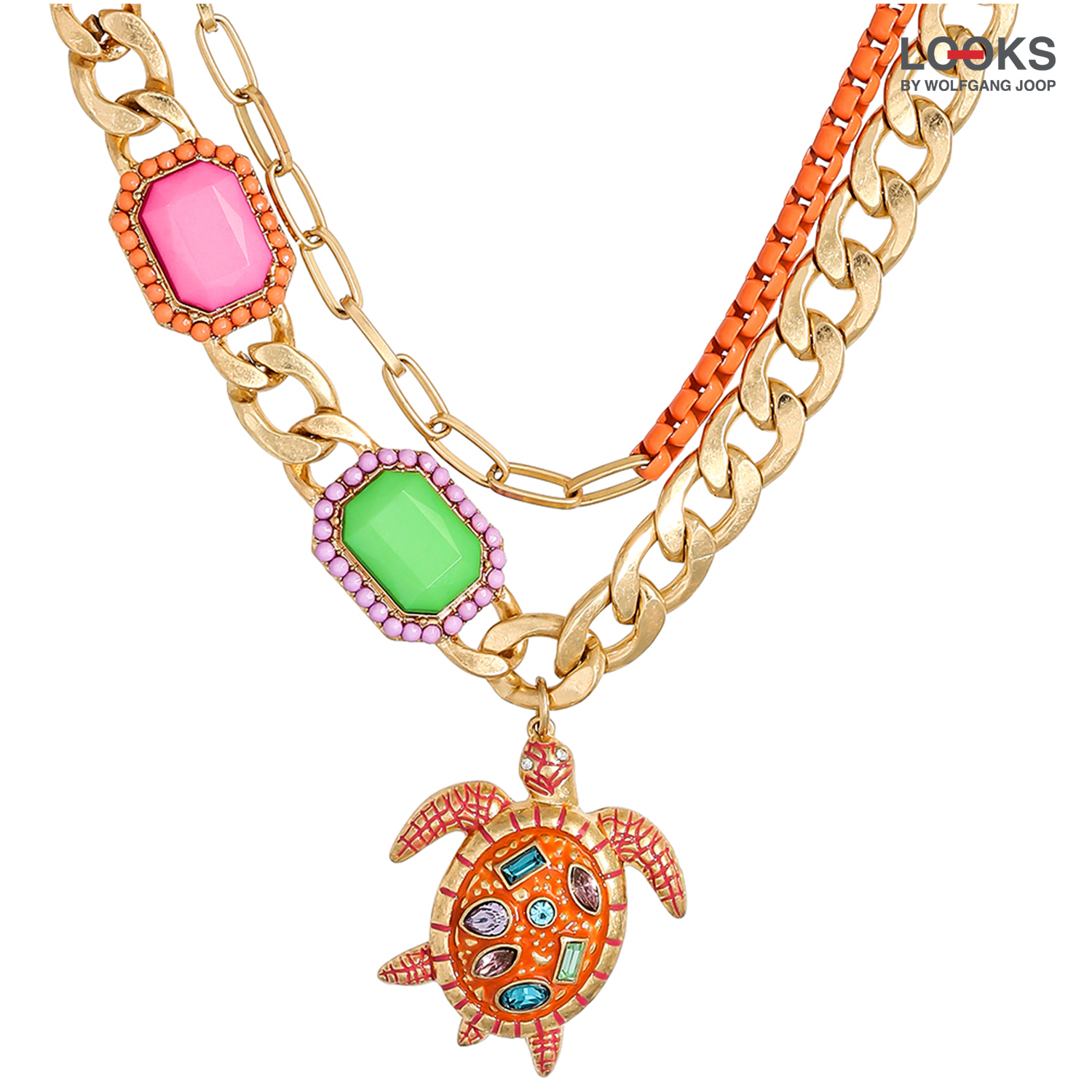 Set de collares - Turtles online en BIJOU