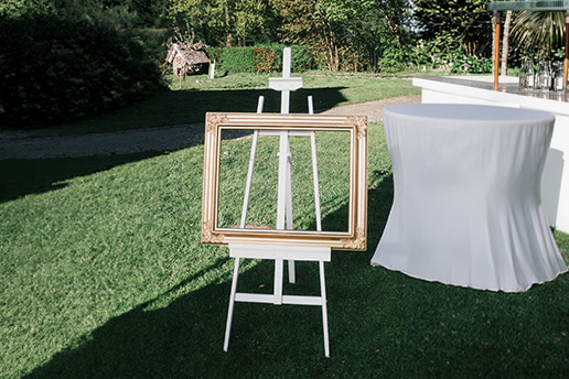 Rahmen, Bild, Staffelei, goldener Rahmen, Outdoor-Event