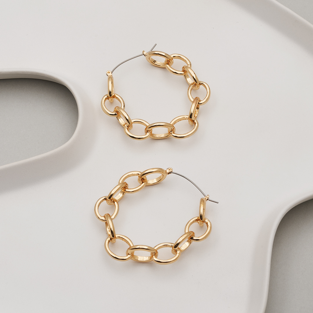 Creolen - Gold Chain Creolen - Gold Chain