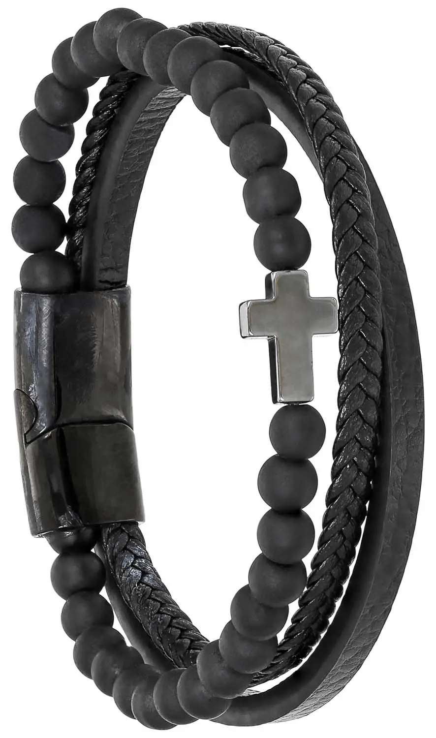 Bracelet pour homme - Black Cross