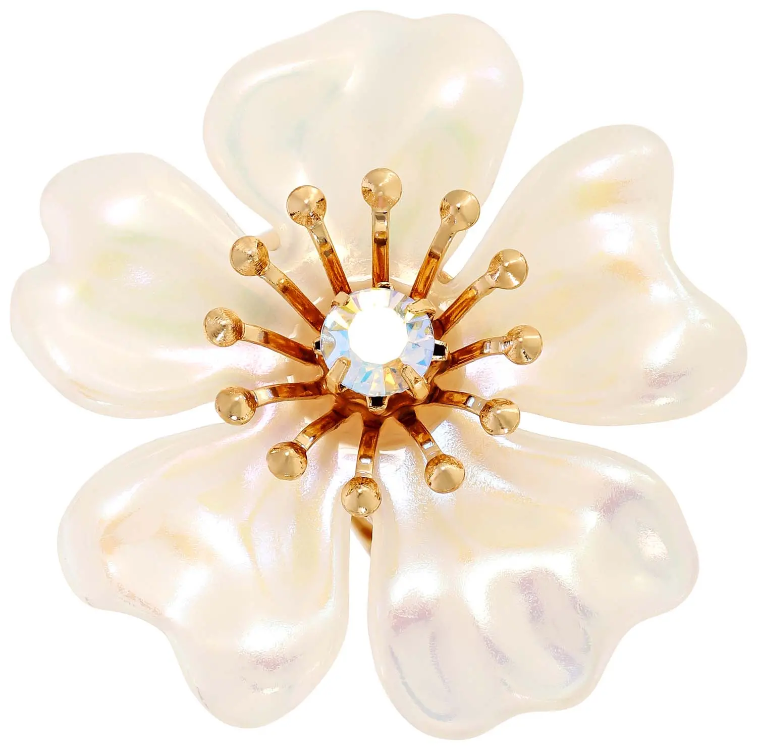 Pierścionek - Shimmering Flower