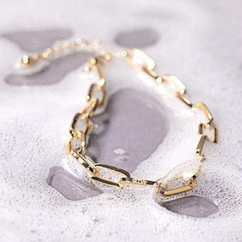 Schmuck, Armband, Goldfarben, Gliederkette, Kettenarmband