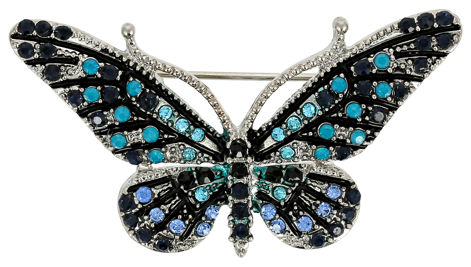 Brosche  -  Blue Butterfly