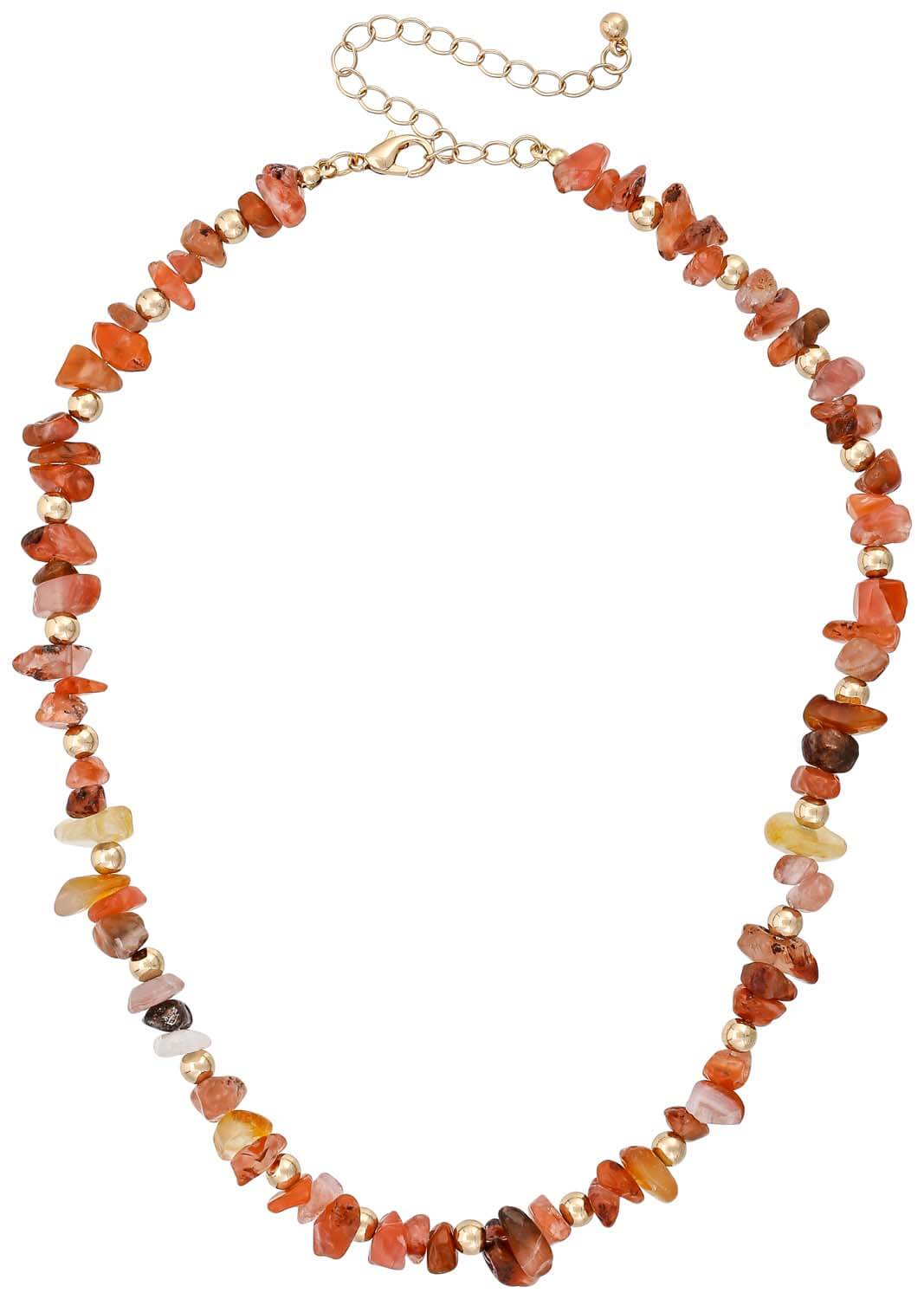 Elocuente dueña consumo Collar - Orange Rosequartz online en BIJOU BRIGITTE