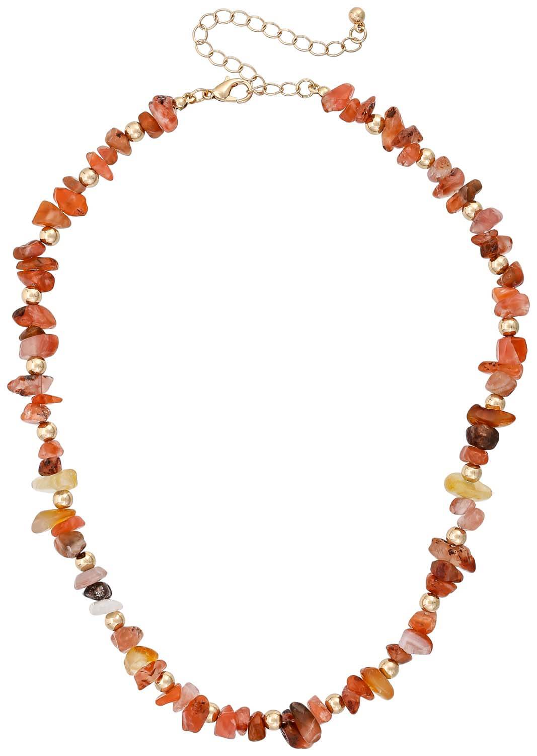 Collier - Orange Rosequartz