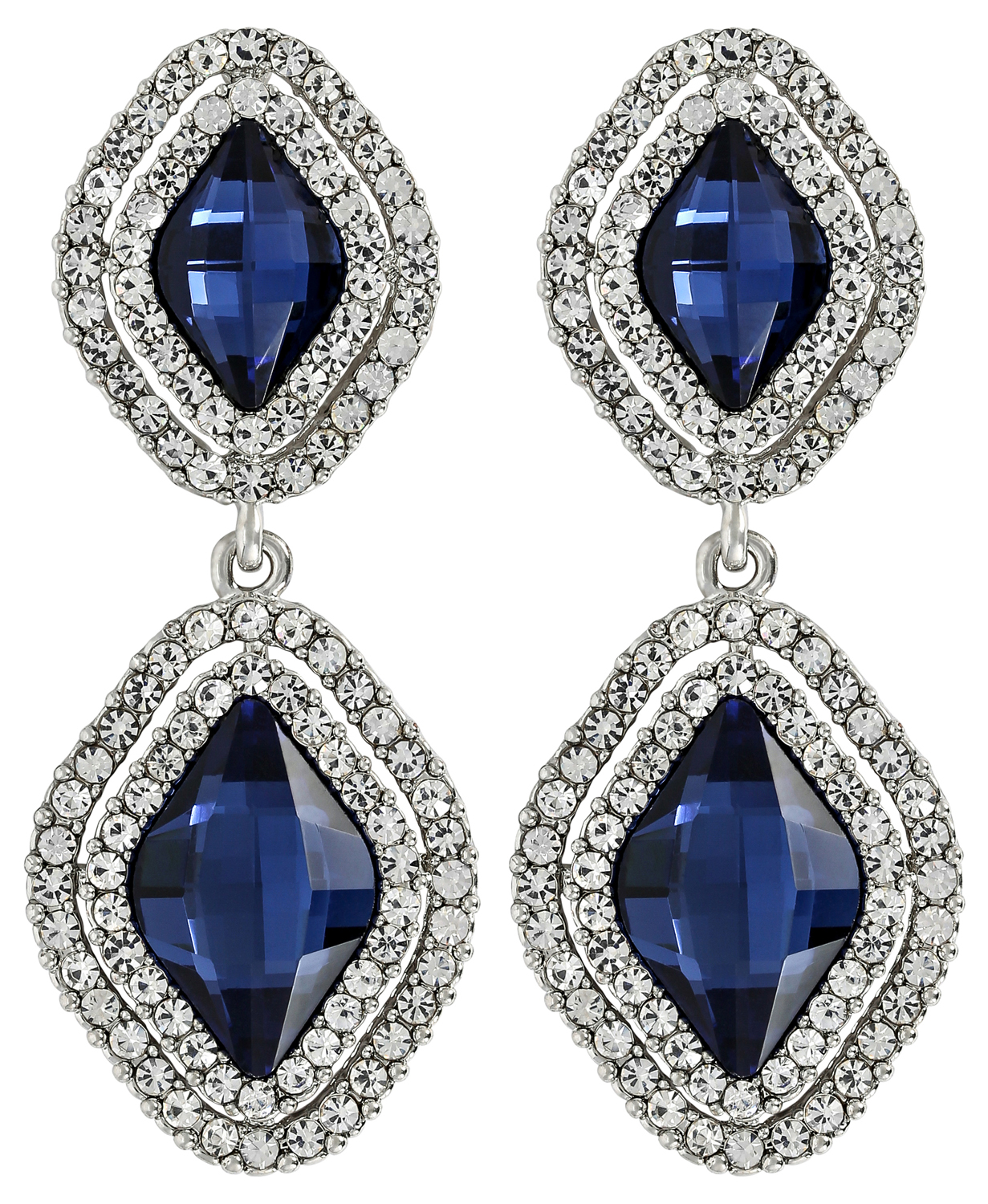 Oorknopjes - Blue Diamonds Oorknopjes - Blue Diamonds