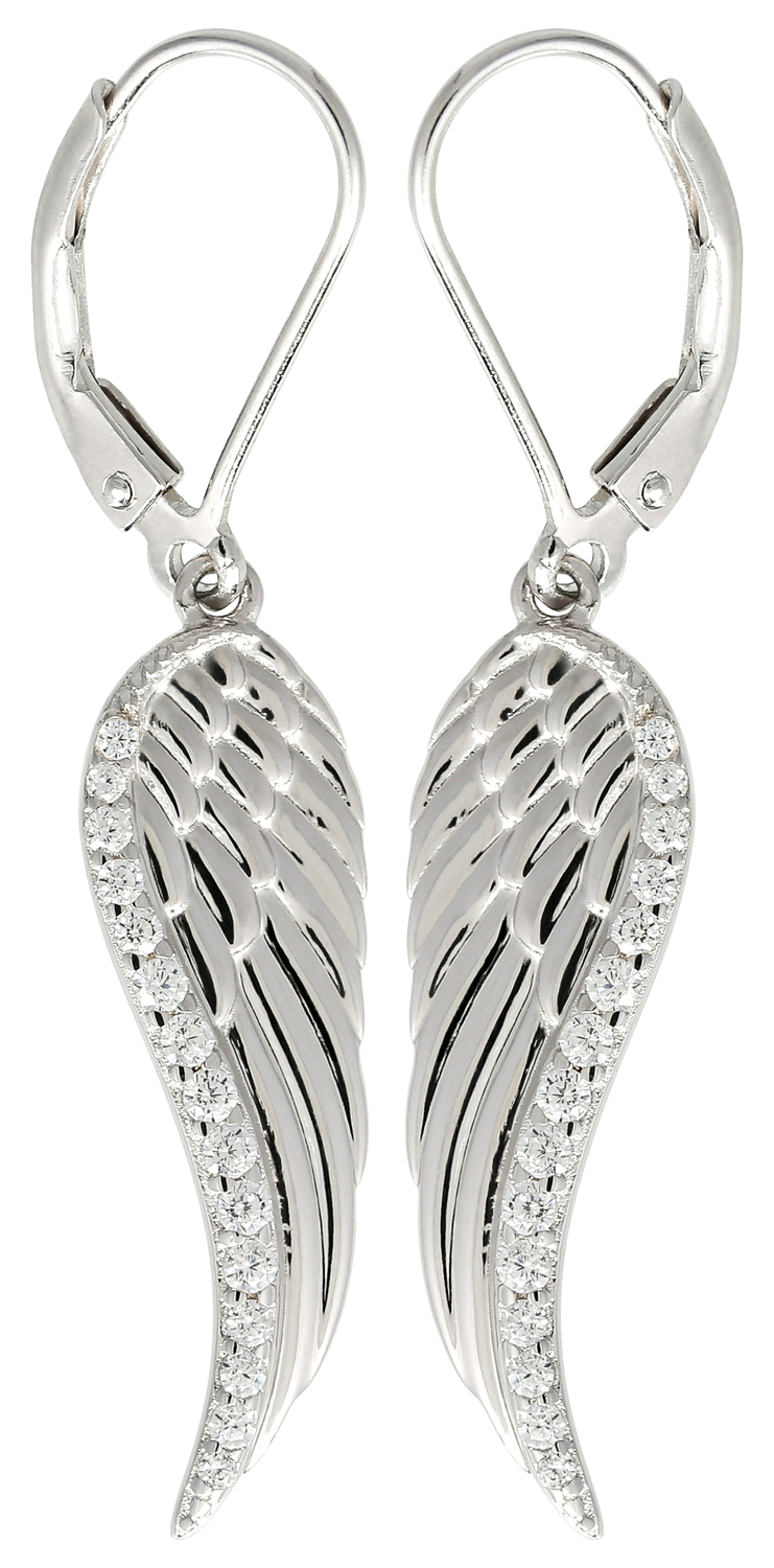 Boucles d'oreilles - Cute Silver Wings 