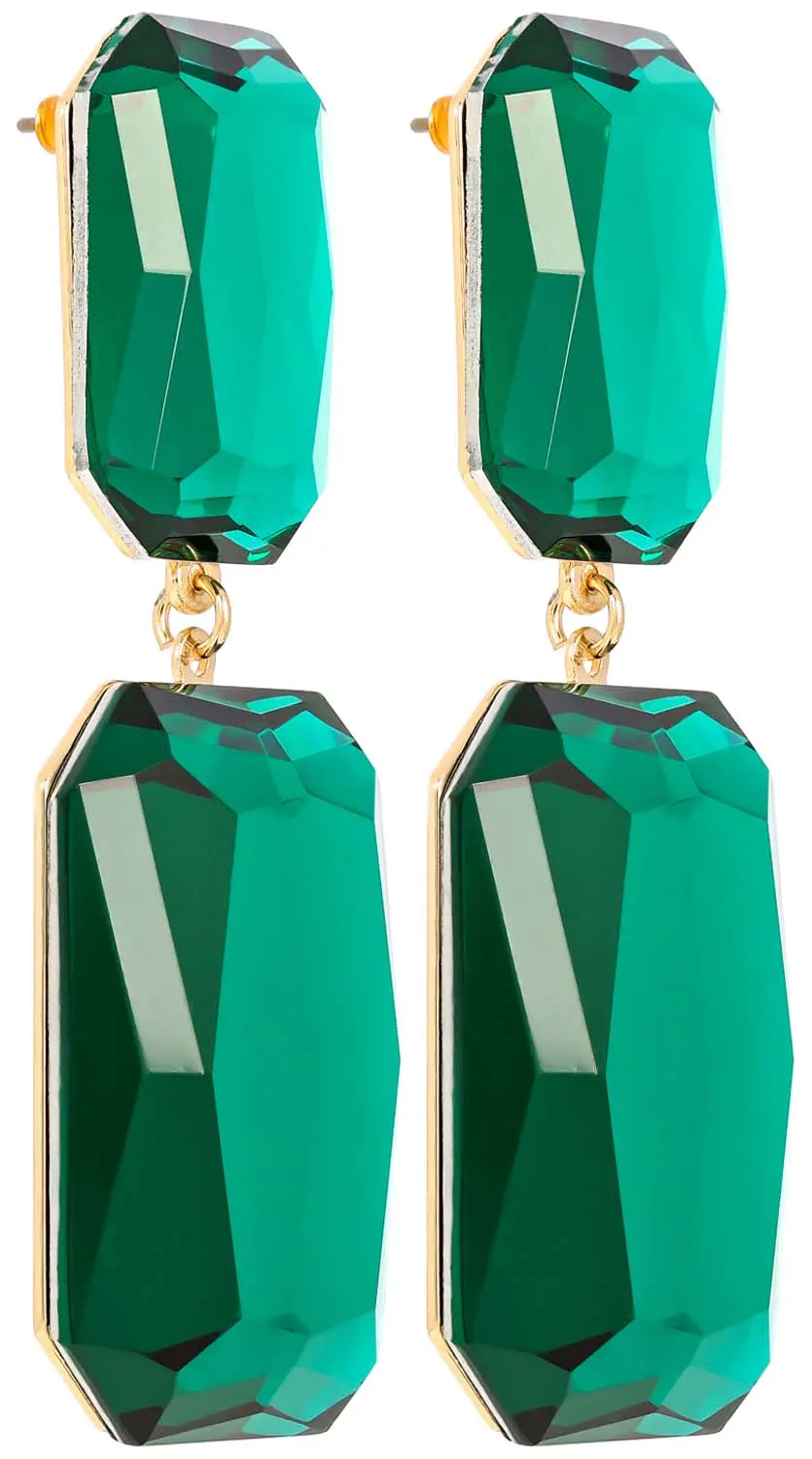 Pendientes - Emerald Sparkle