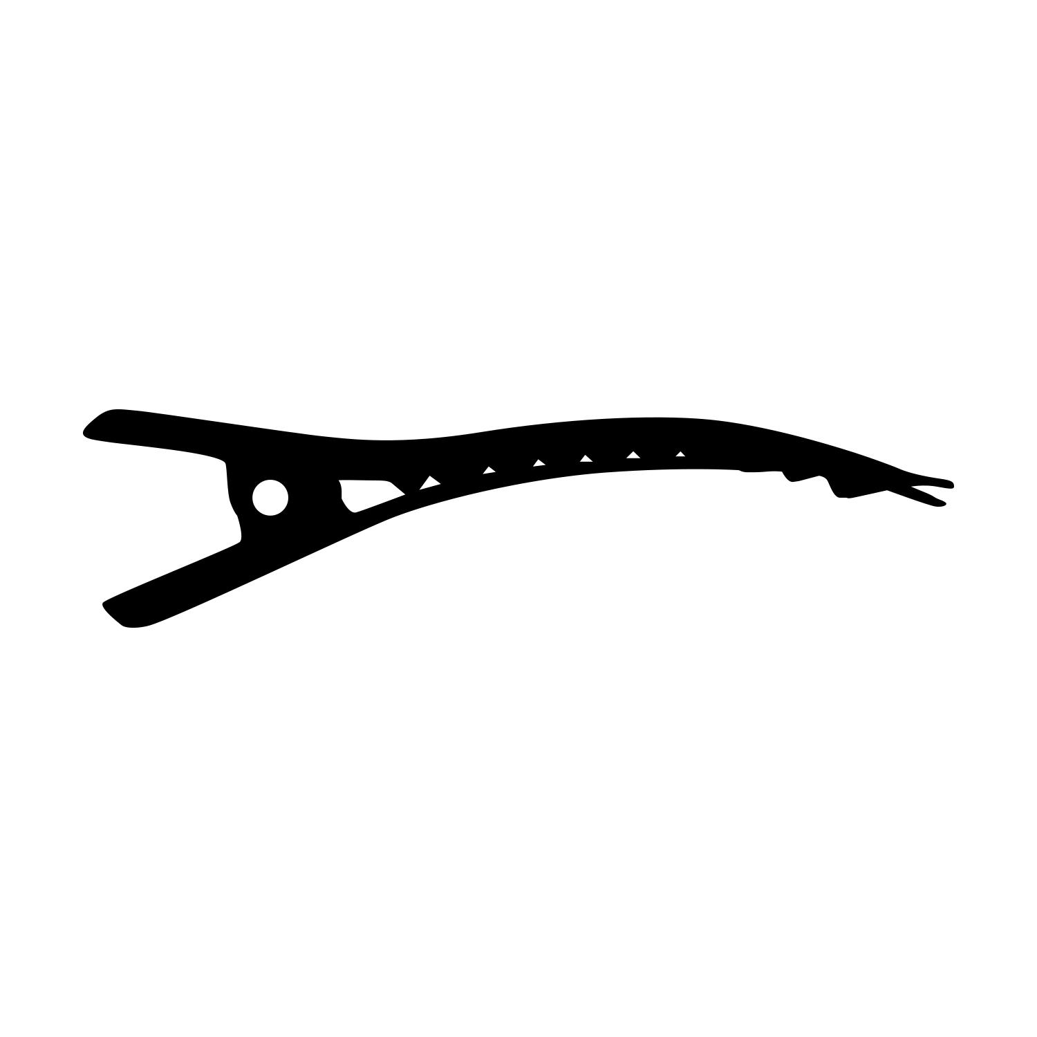 Barrette crocodile - Feather Dots