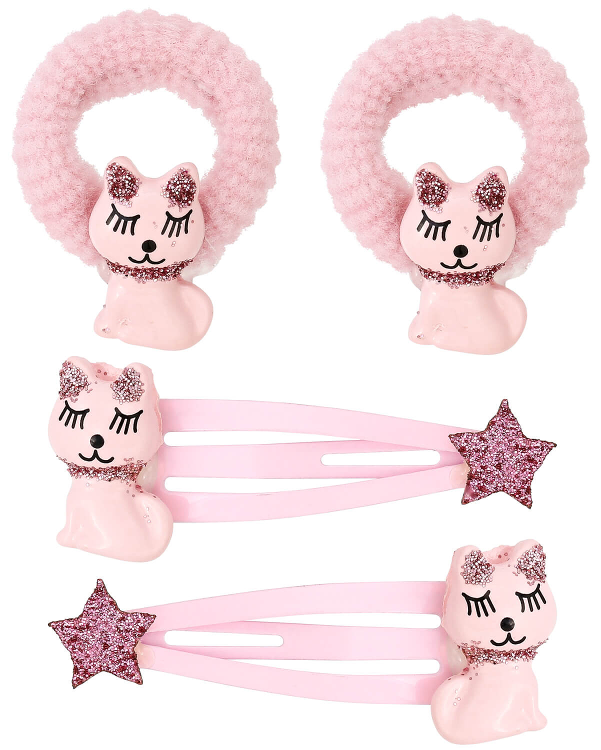 Ensemble d'accessoires à cheveux pour enfants - Sweet Cat