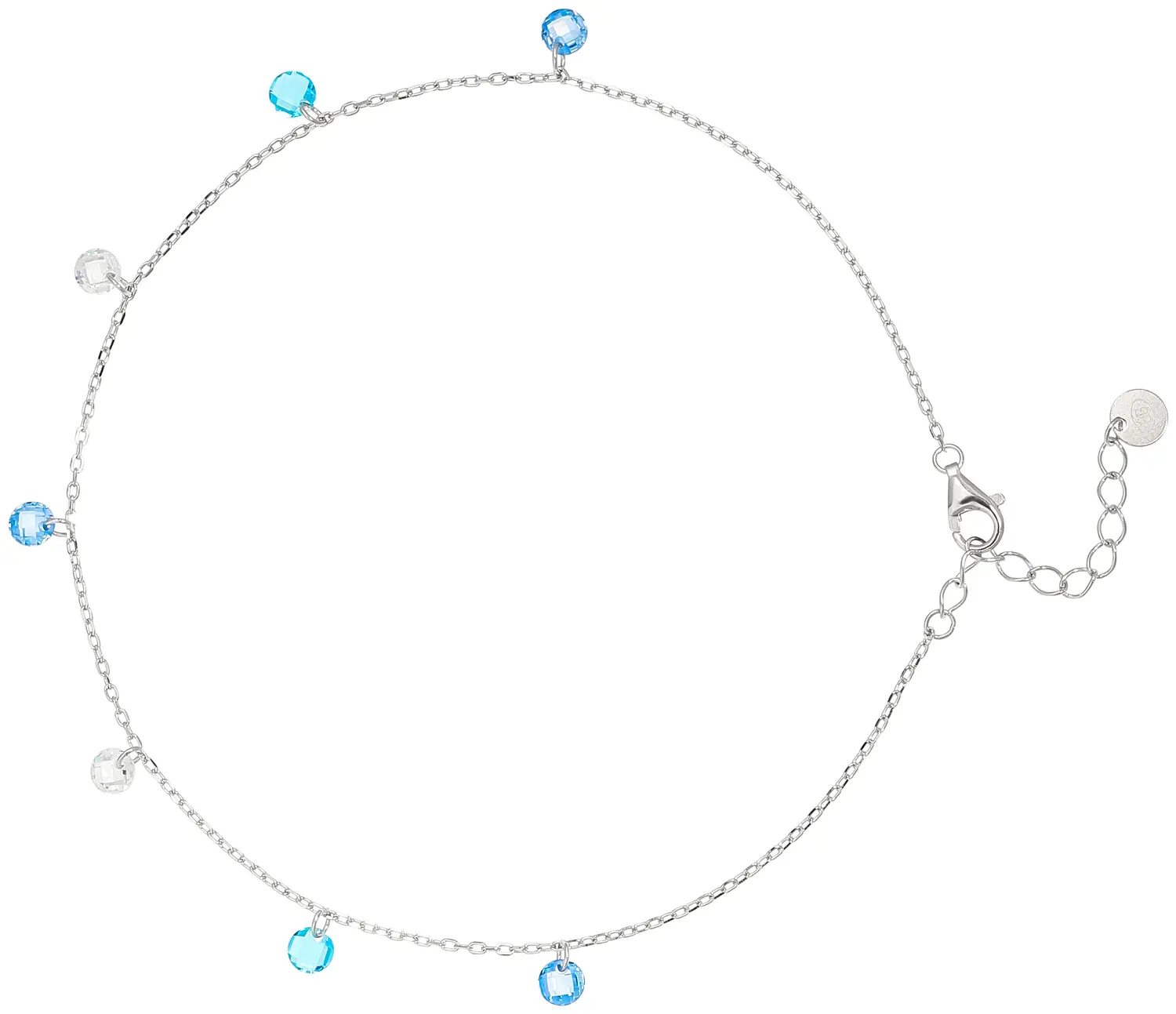 Bracelet de cheville - Brilliant Blue