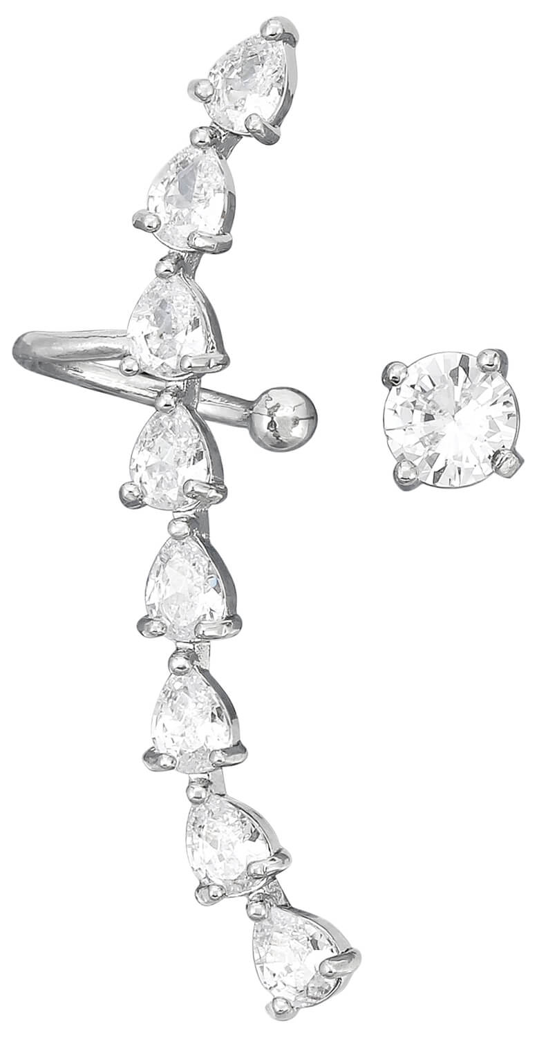 Ensemble de boucles d'oreilles - Cubic Drops