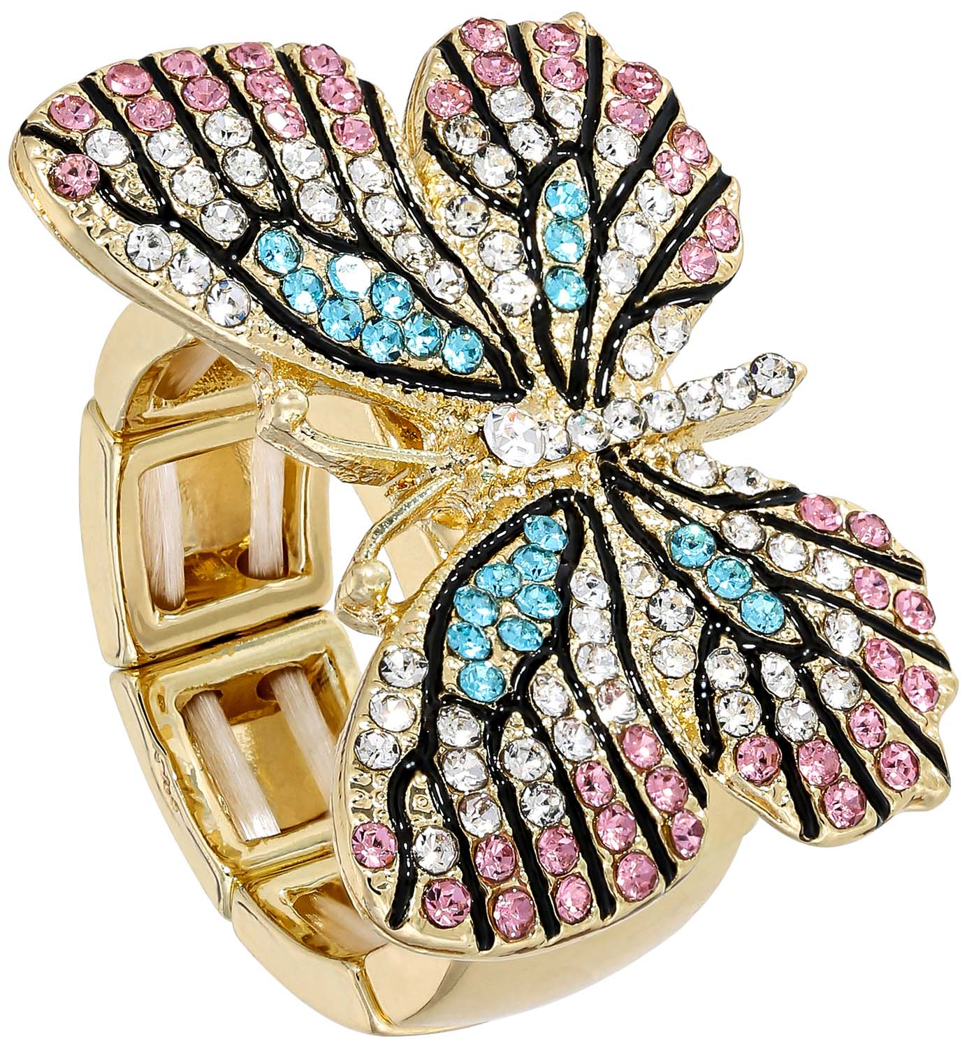 Anello - Strass Butterfly
