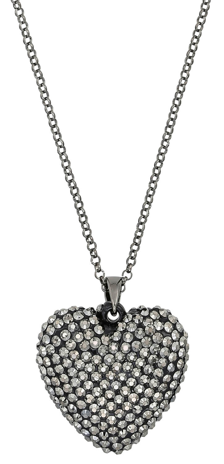 Statement Kette - Black Heart 