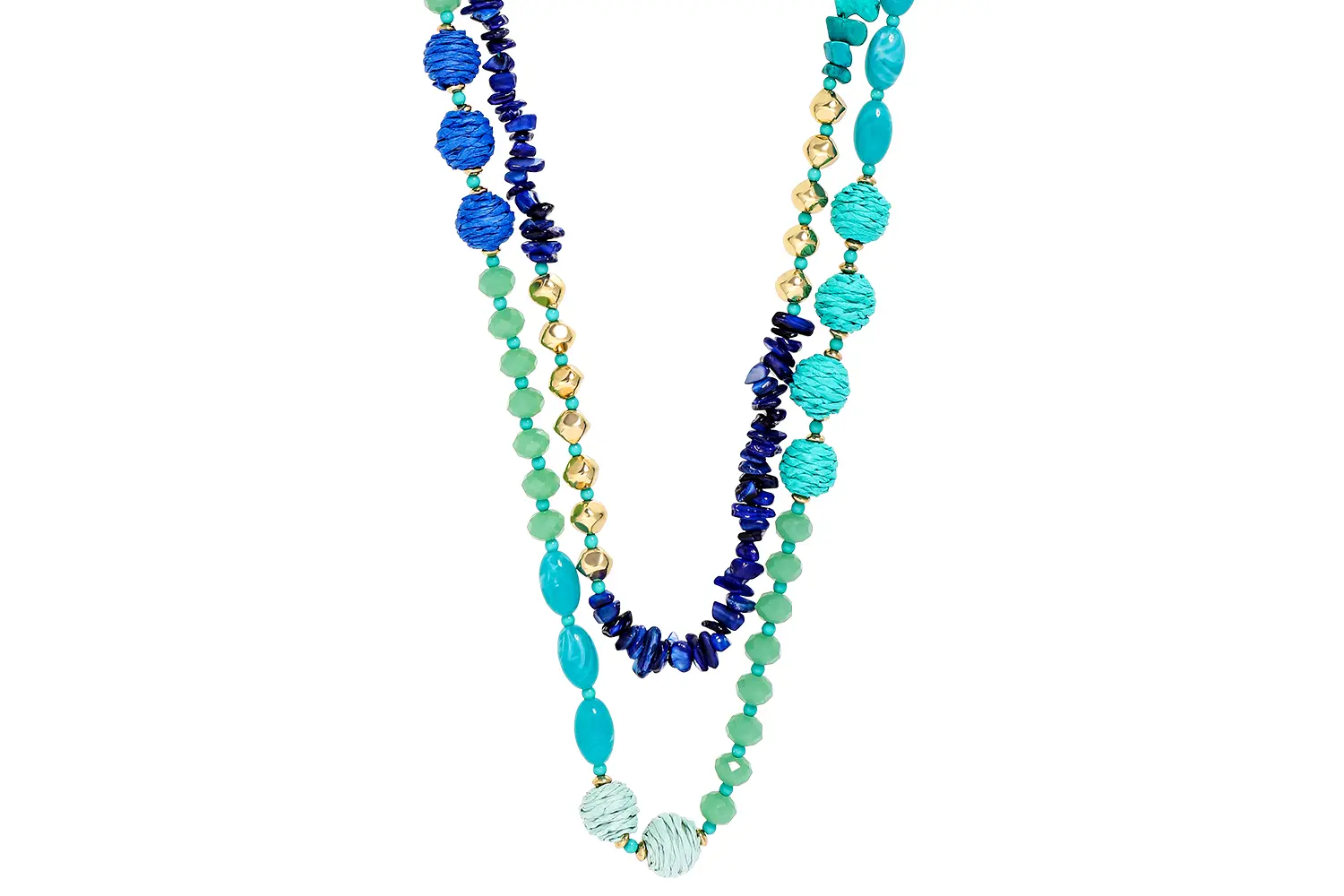Layering-Kette - Turquoise Beach