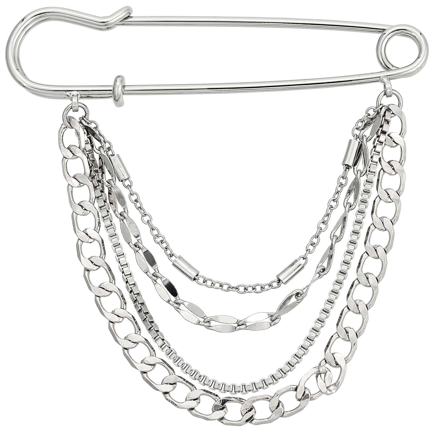 Broche - Silver Chain