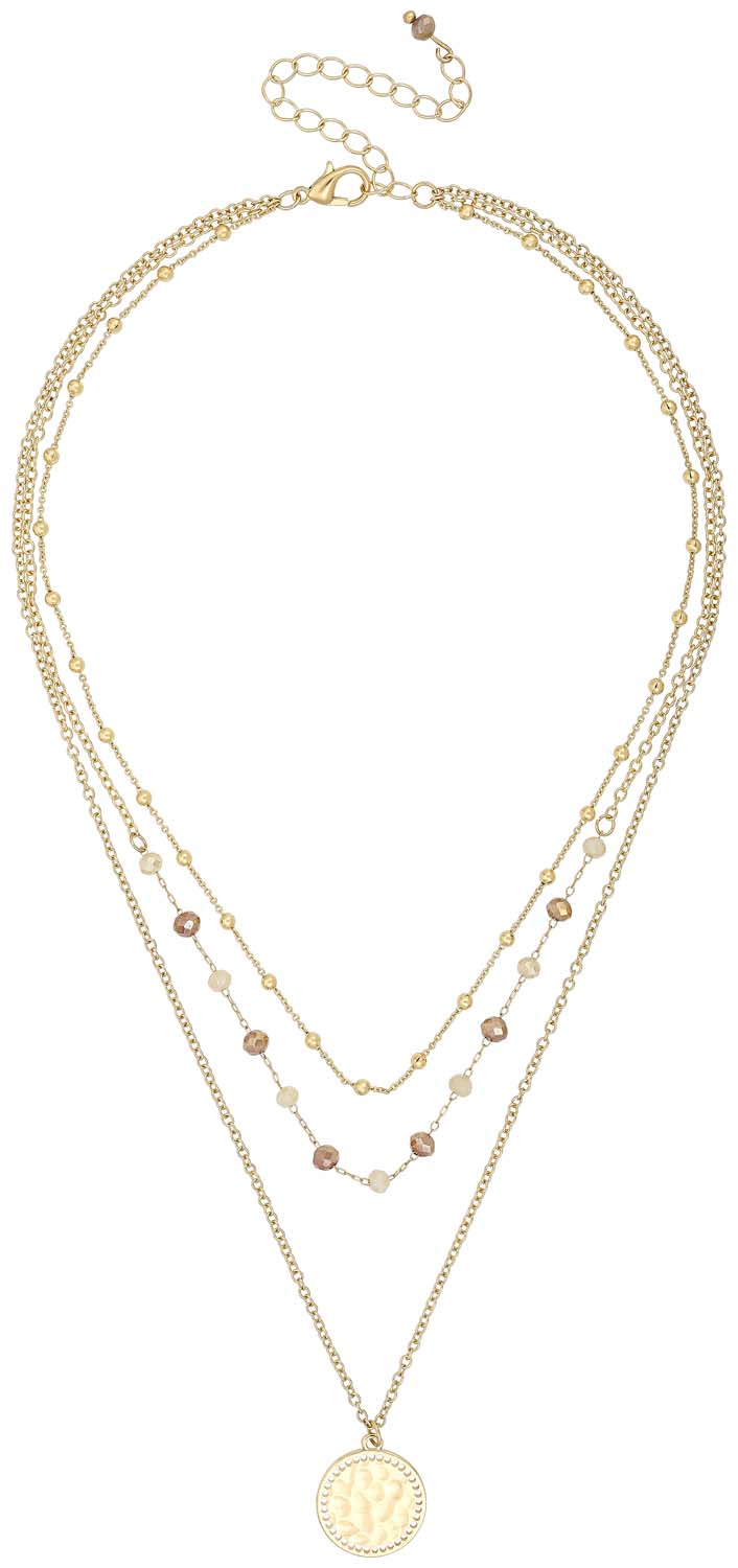 Collier multi-rangs - Dotted Circle