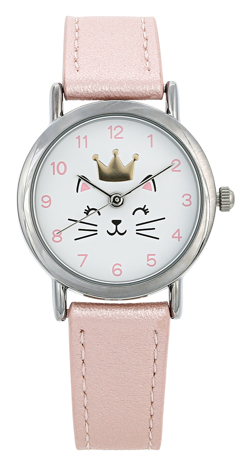 Kinder Uhr - Crowned Cat