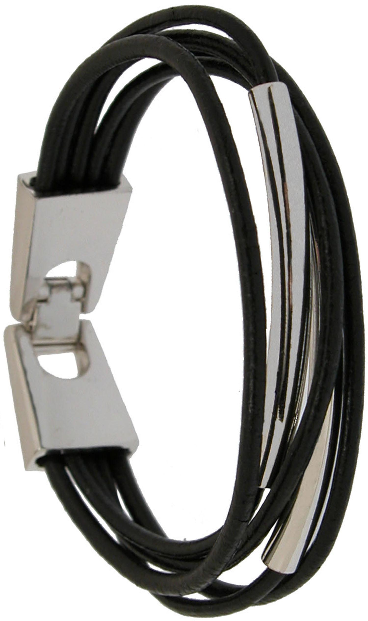 Bracelet - Leather - Metal