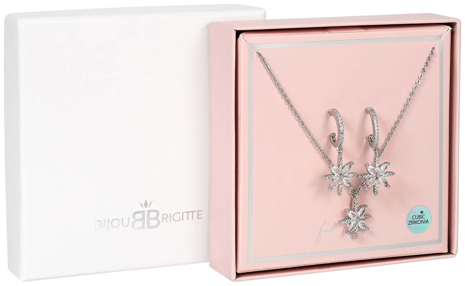 Set bisutería - Floral Silver