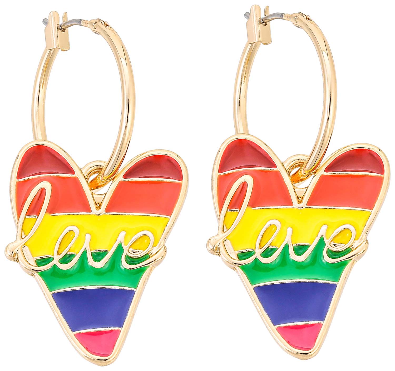 Creolen - Multicolor Heart Creolen - Multicolor Heart