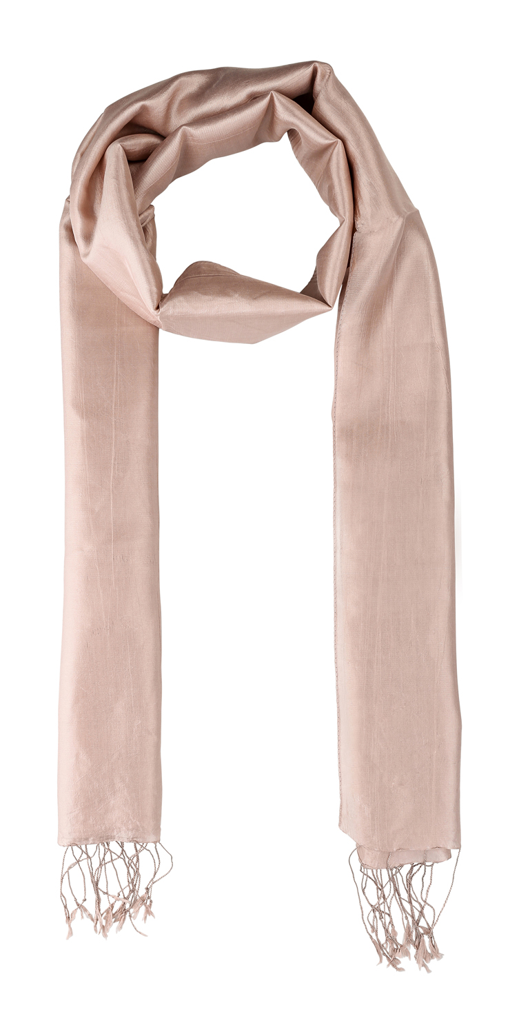Foulard en soie - Vintage Rose Bekleidung, Halstuch, Gestohlen, Mantel