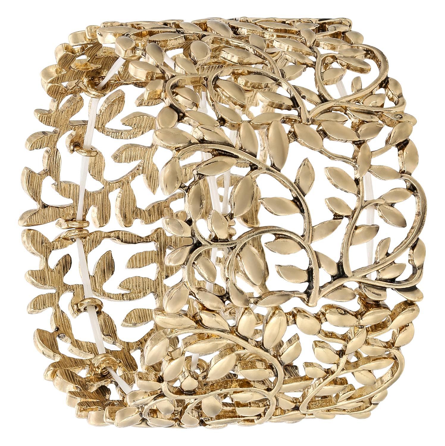 	Armband breed - Golden Floral	