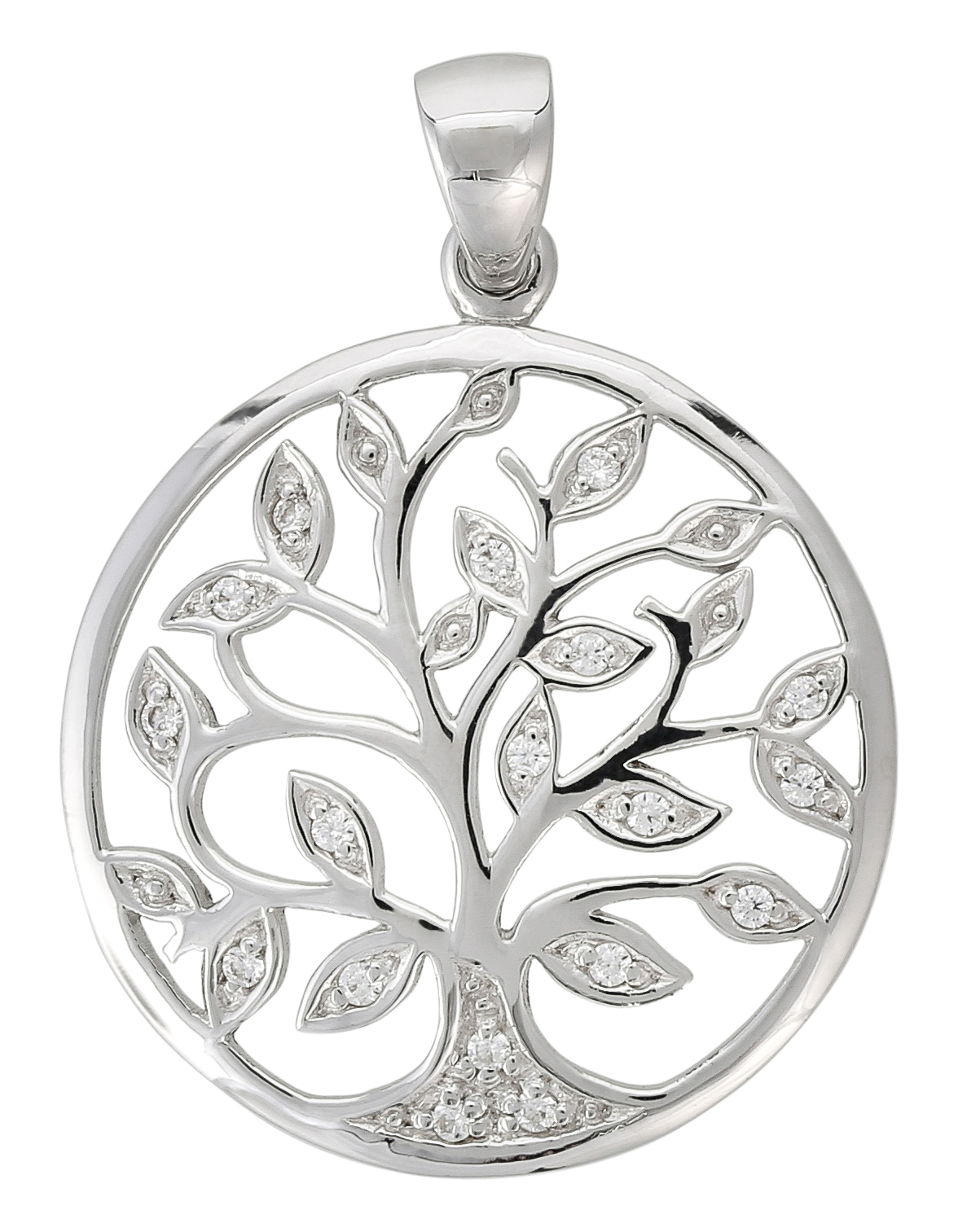 Pendentif - Zirconia Tree