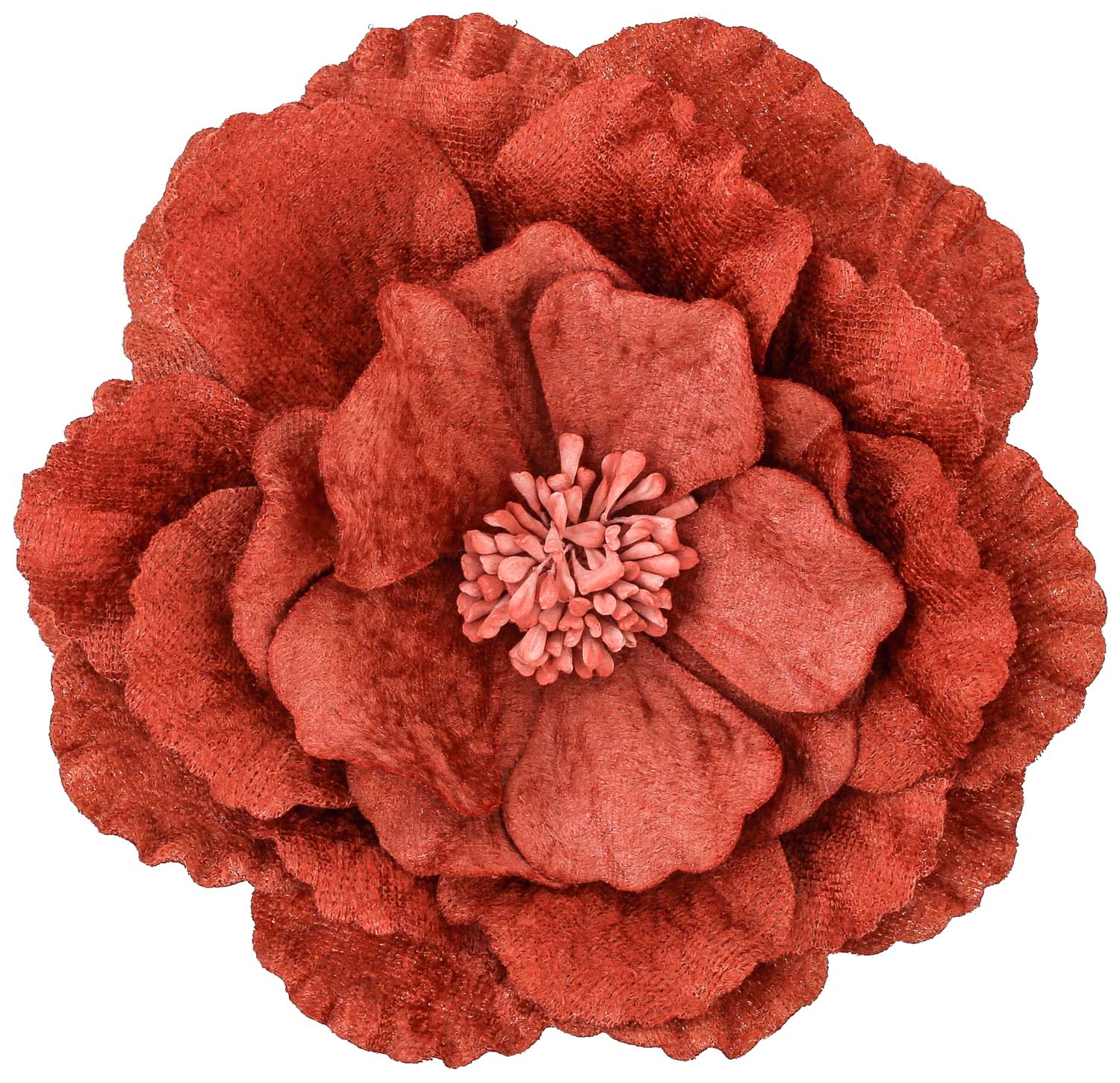 Brosche - Red Flower
