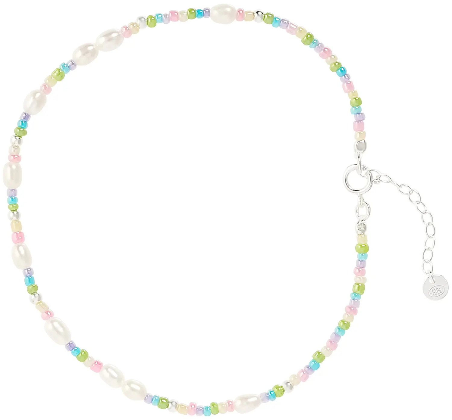 Pulsera tobillera - Pastel Beads