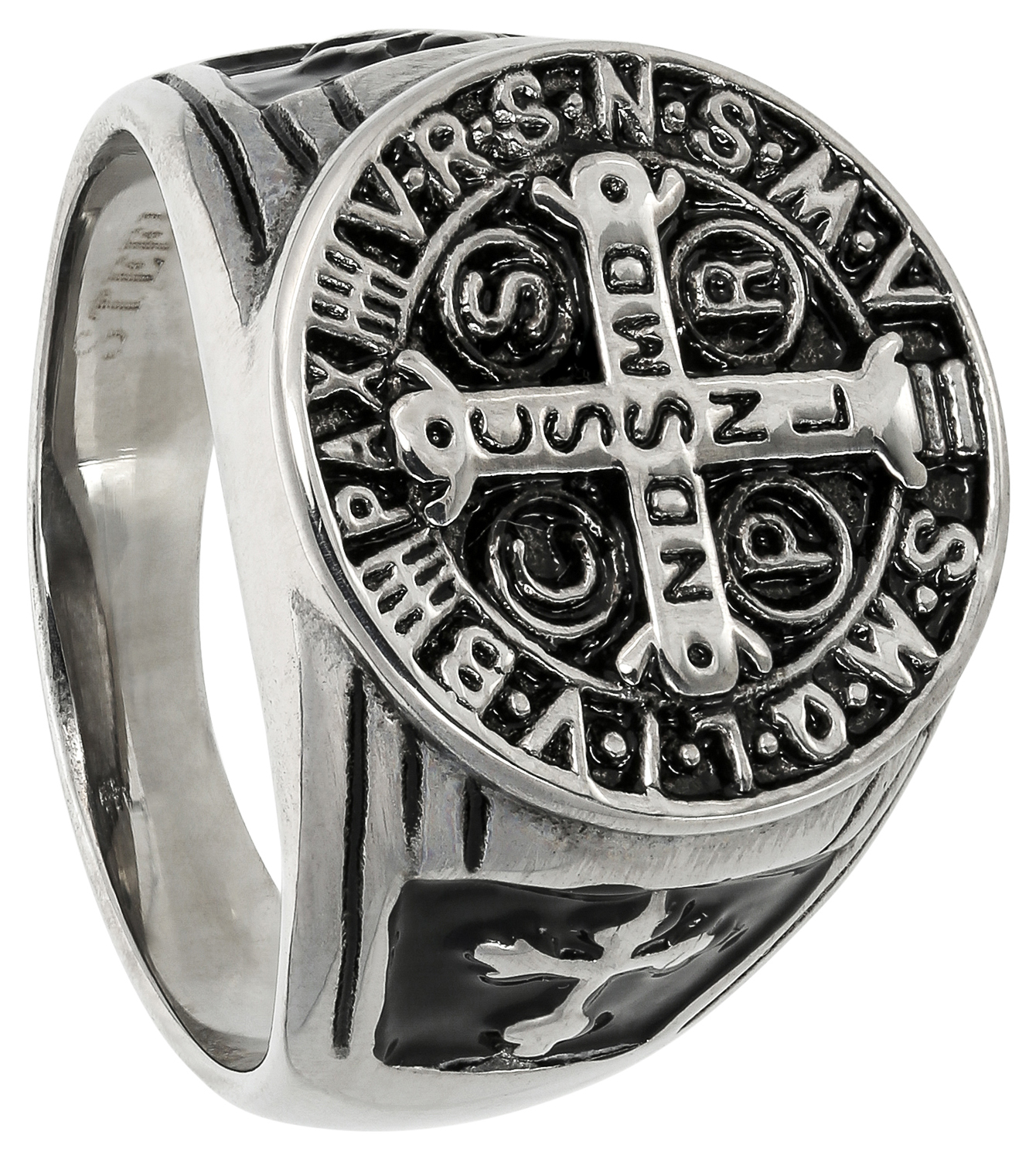 Herren Ring - Inhaling Cross