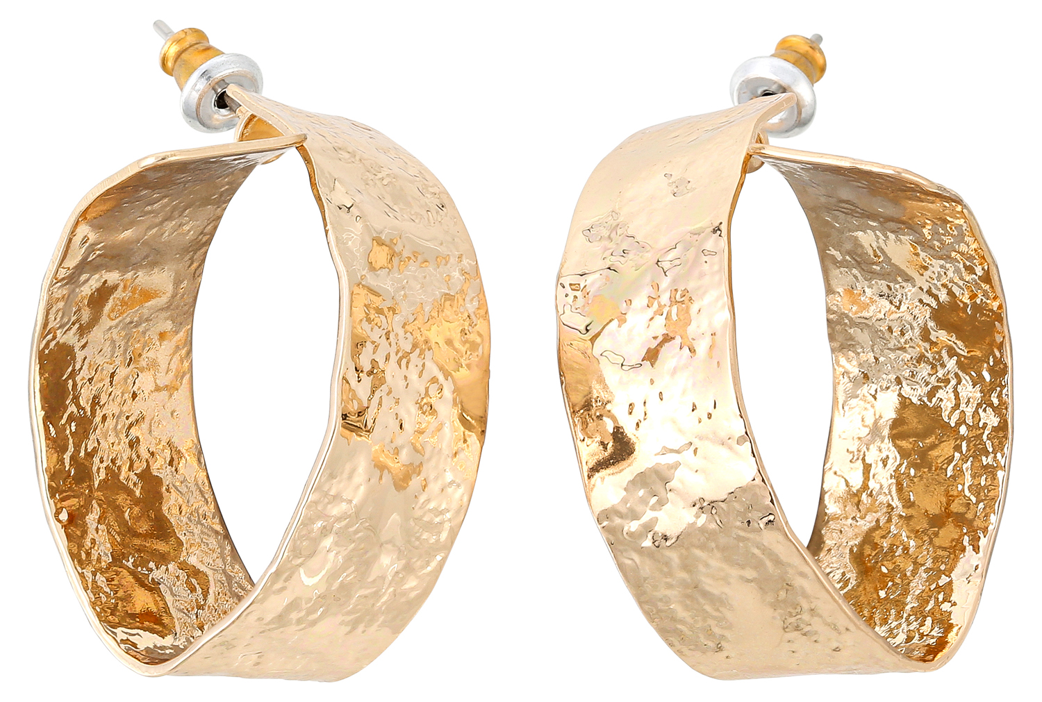 Boucles d'oreilles - Golden Swirl