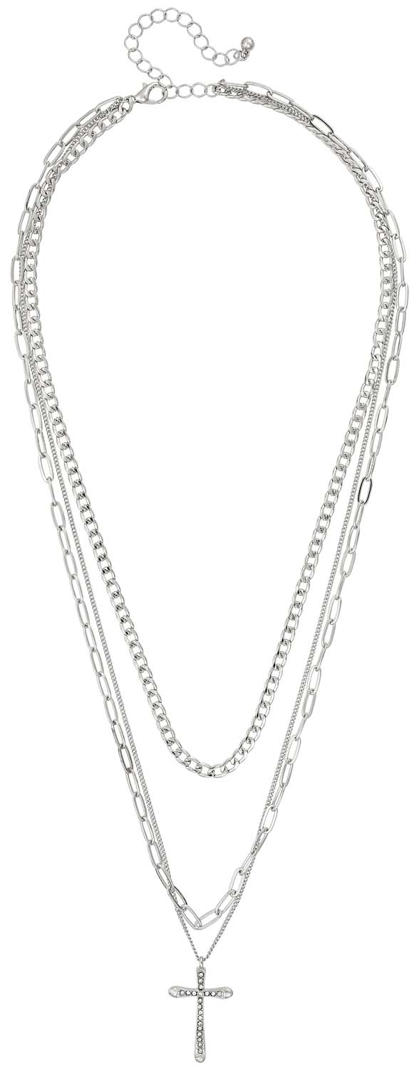 Layering Kette - Silver Cross Layering Kette - Silver Cross