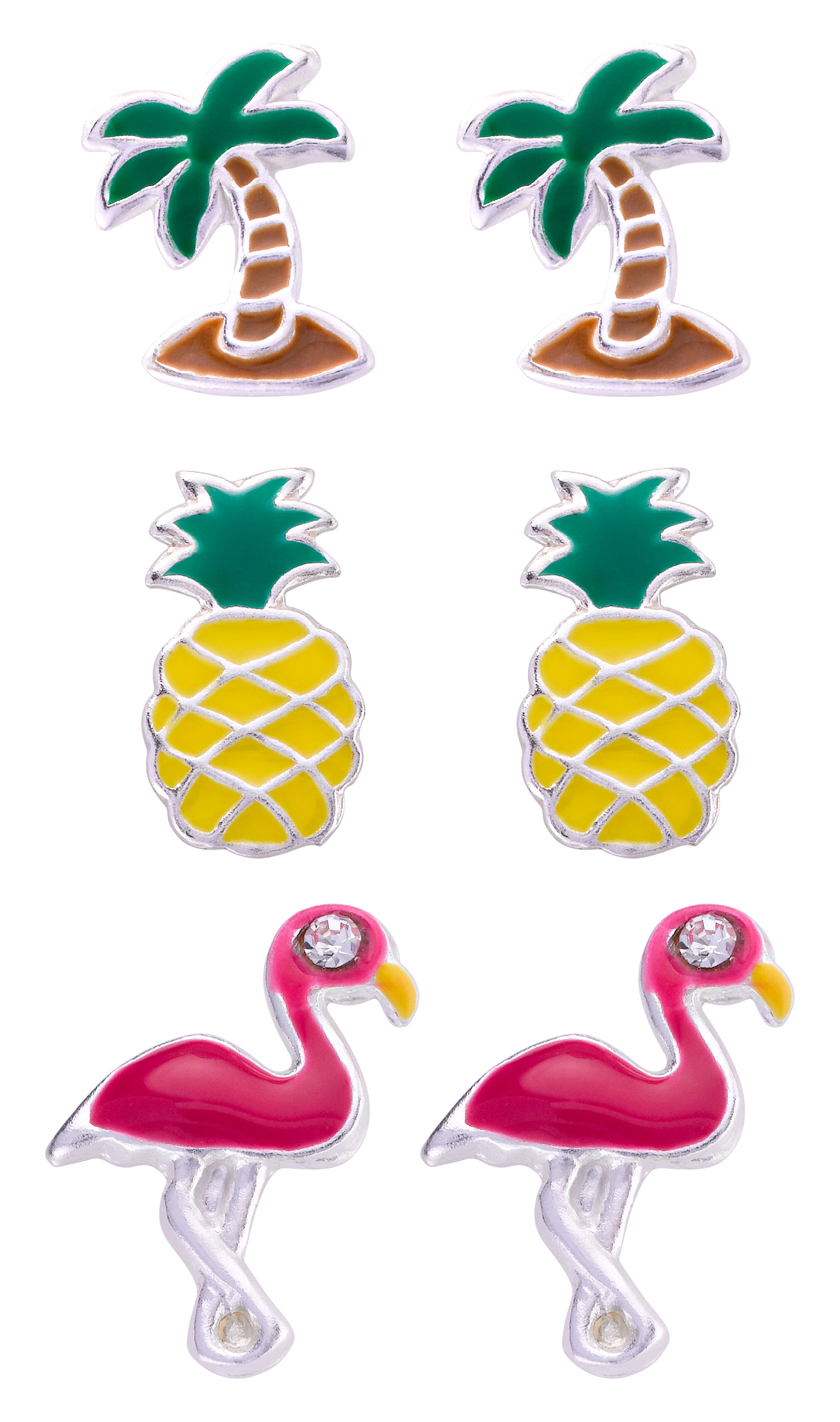 Set de boucles d'oreilles - Flamingo Set de boucles d'oreilles - Flamingo