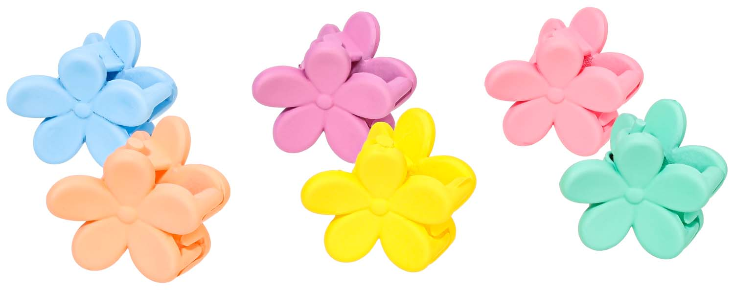 Haarklammer-Set - Colorful Flowers