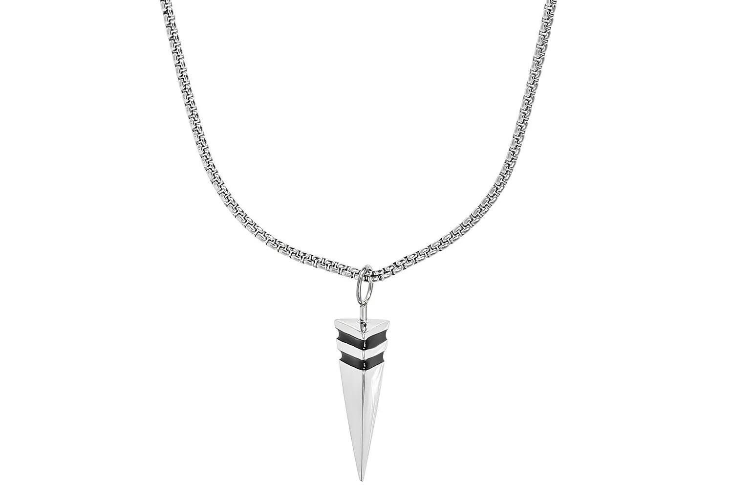 Collier pour homme - Silver Spike
