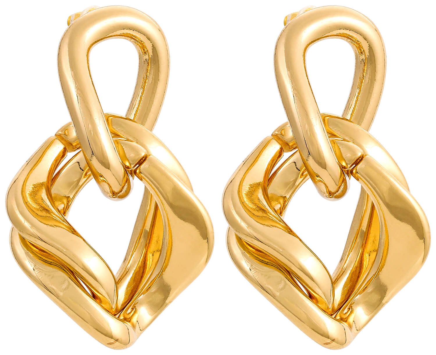 Orecchini a perno - Fancy Gold