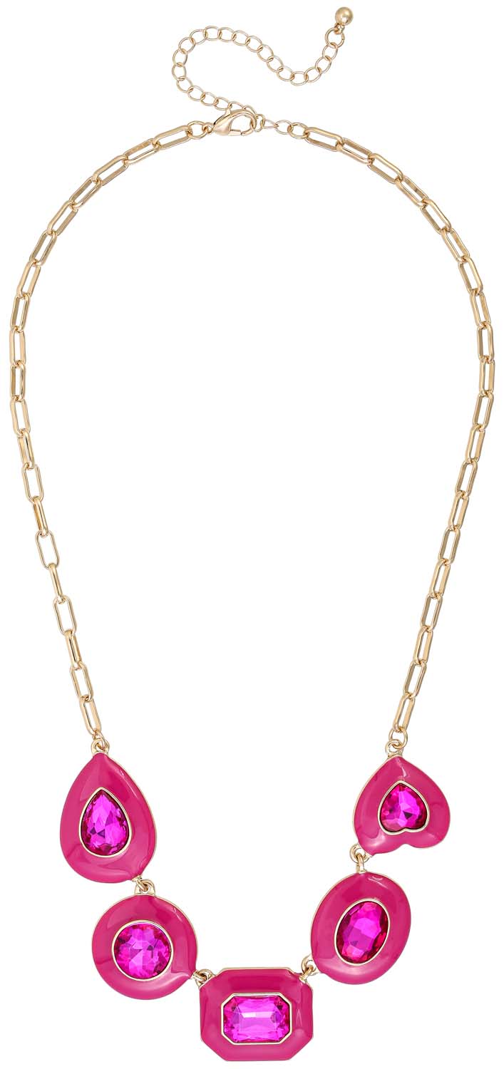 Collar - Fuchsia Heart