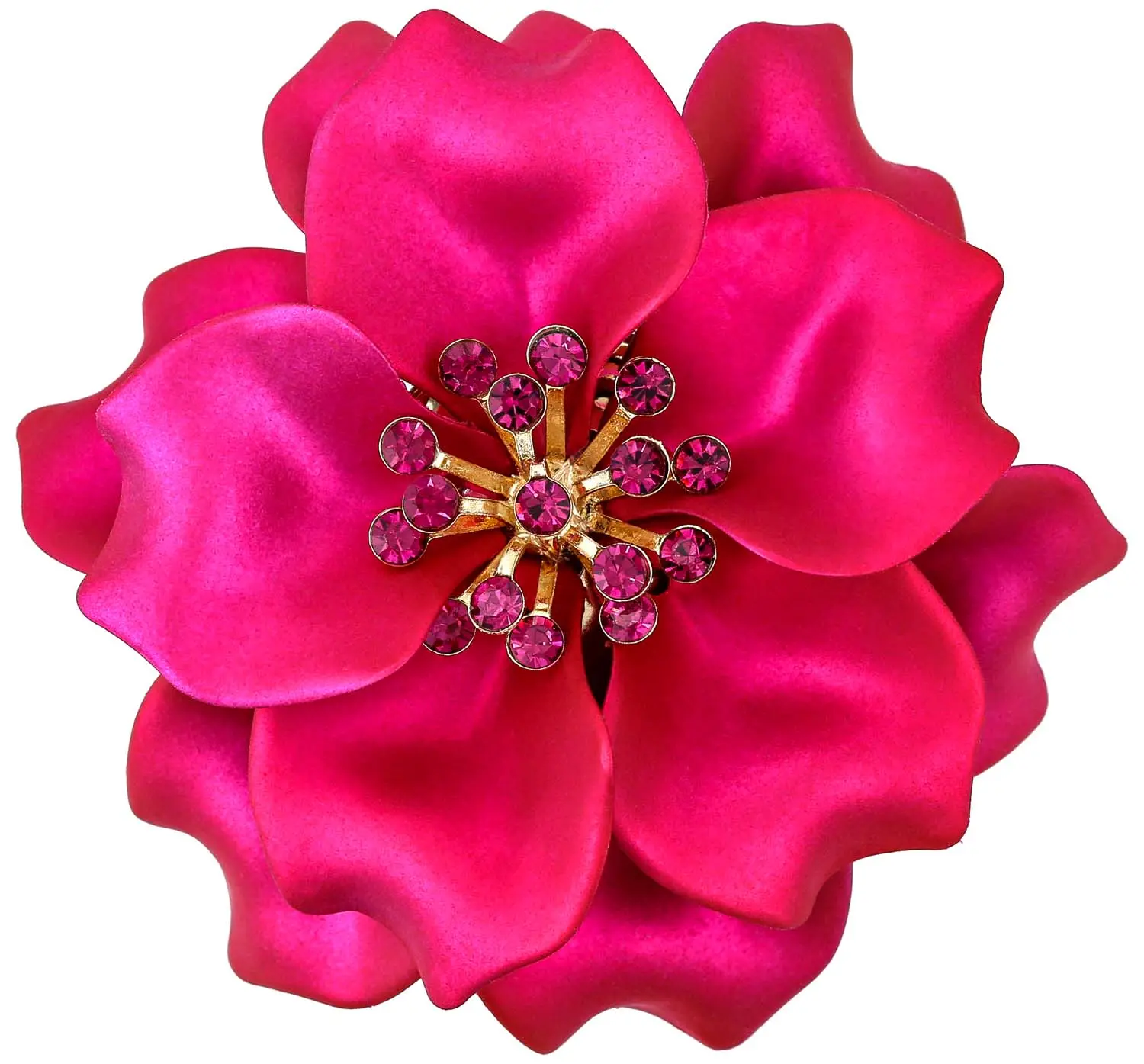 Brosche - Crimson Blossom