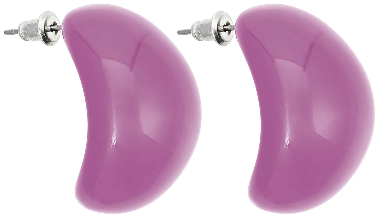 Oorknopjes - Shiny Lavender