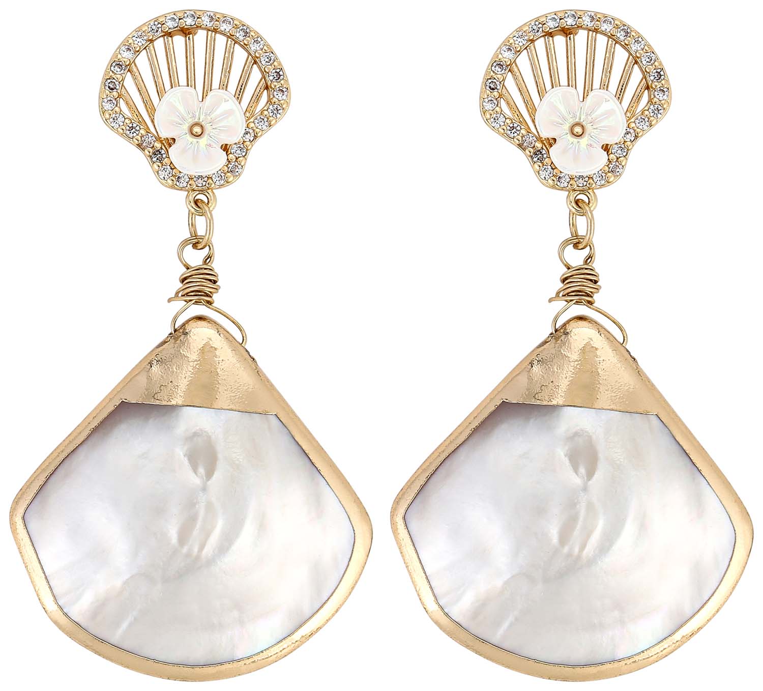 Boucles d'oreilles - Glamorous Shell Boucles d'oreilles - Glamorous Shell