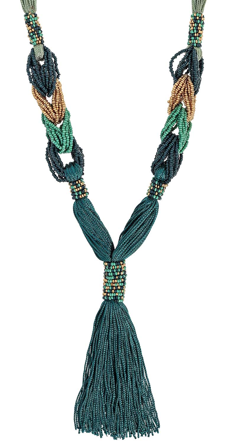 Collana - Green Beads
