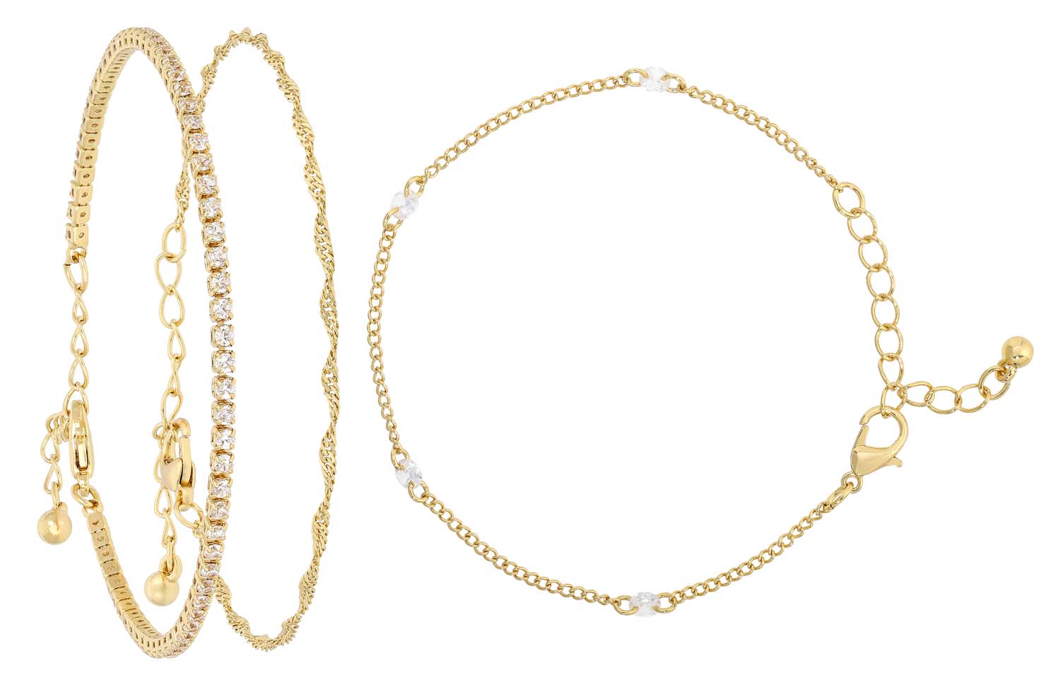 Armbanden set - Fine Gold