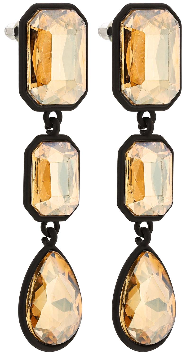 Orecchini a perno - Brown Sparkle Orecchini a perno - Brown Sparkle