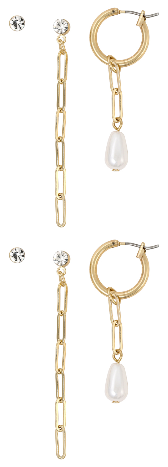 Set de pendientes - Wild Pearl