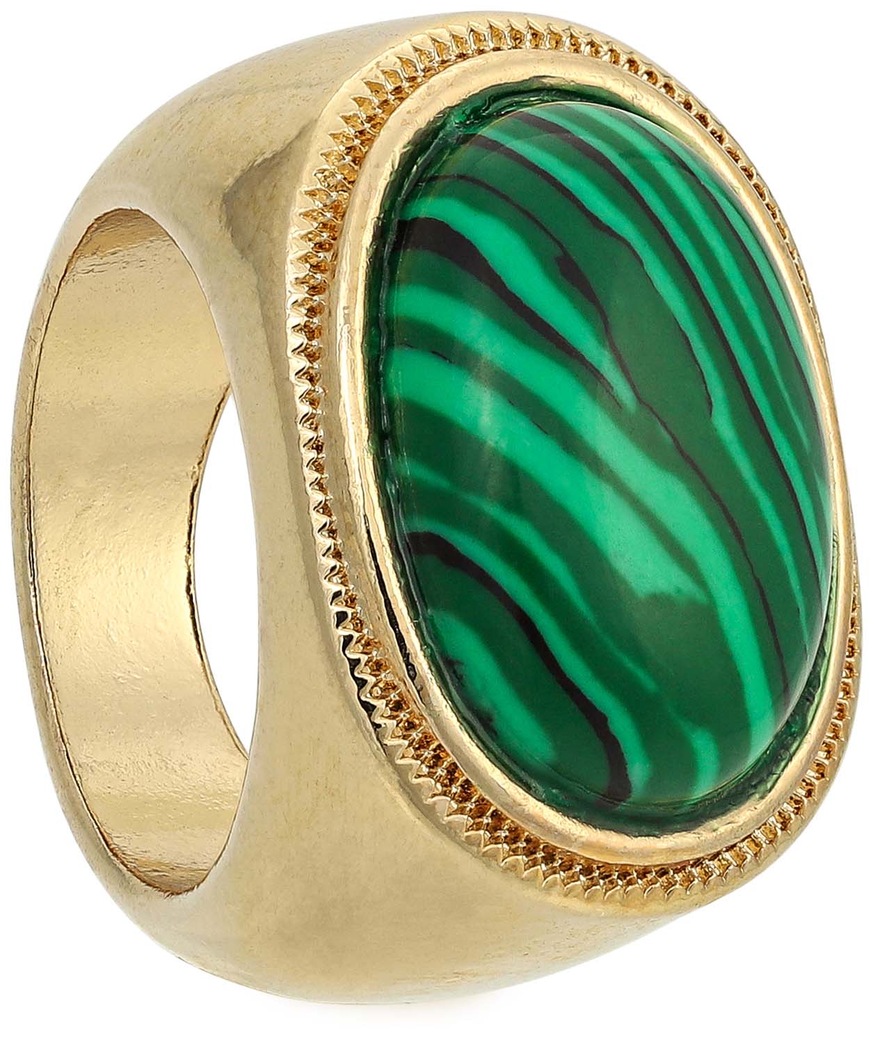 Bague - Vintage Malachit