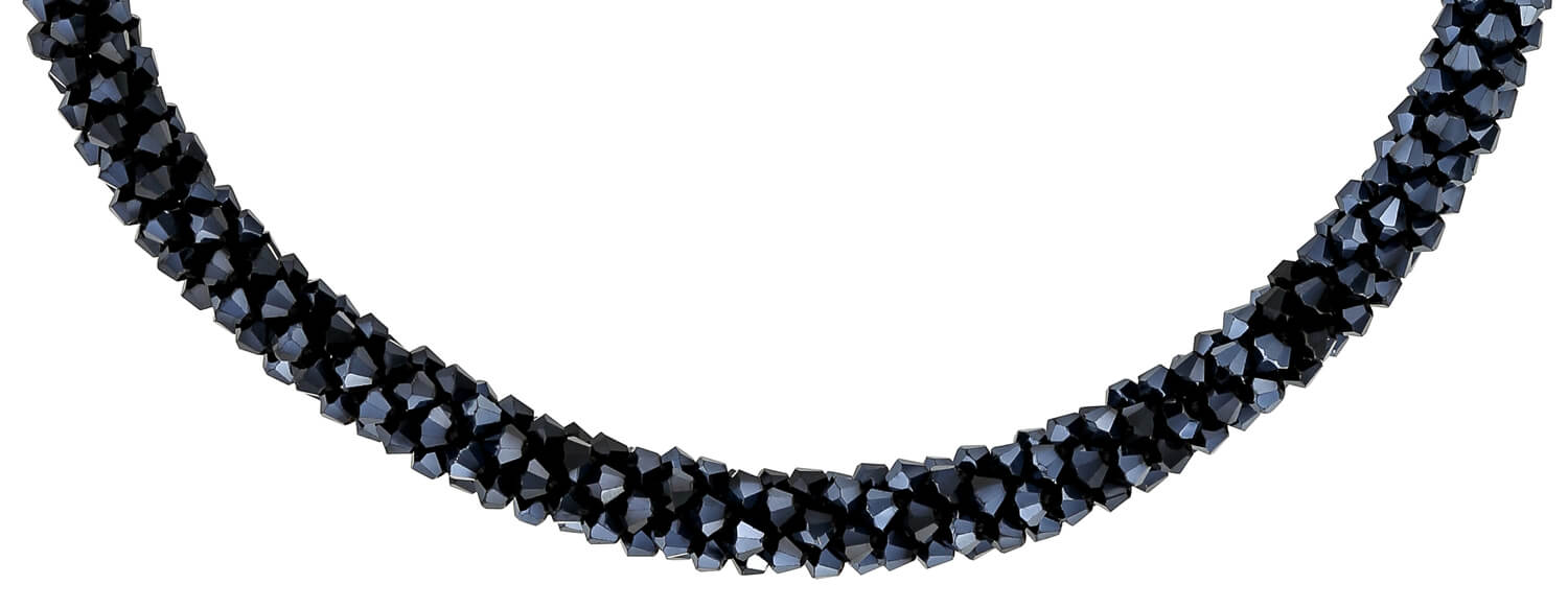 Kette - Black Crystals Zubehor, Schmuck, Halskette, Diamant, Edelstein