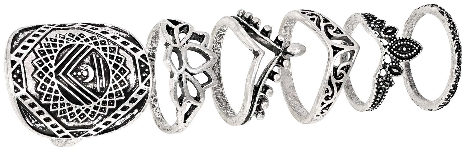 Set de anillos - Boho Style