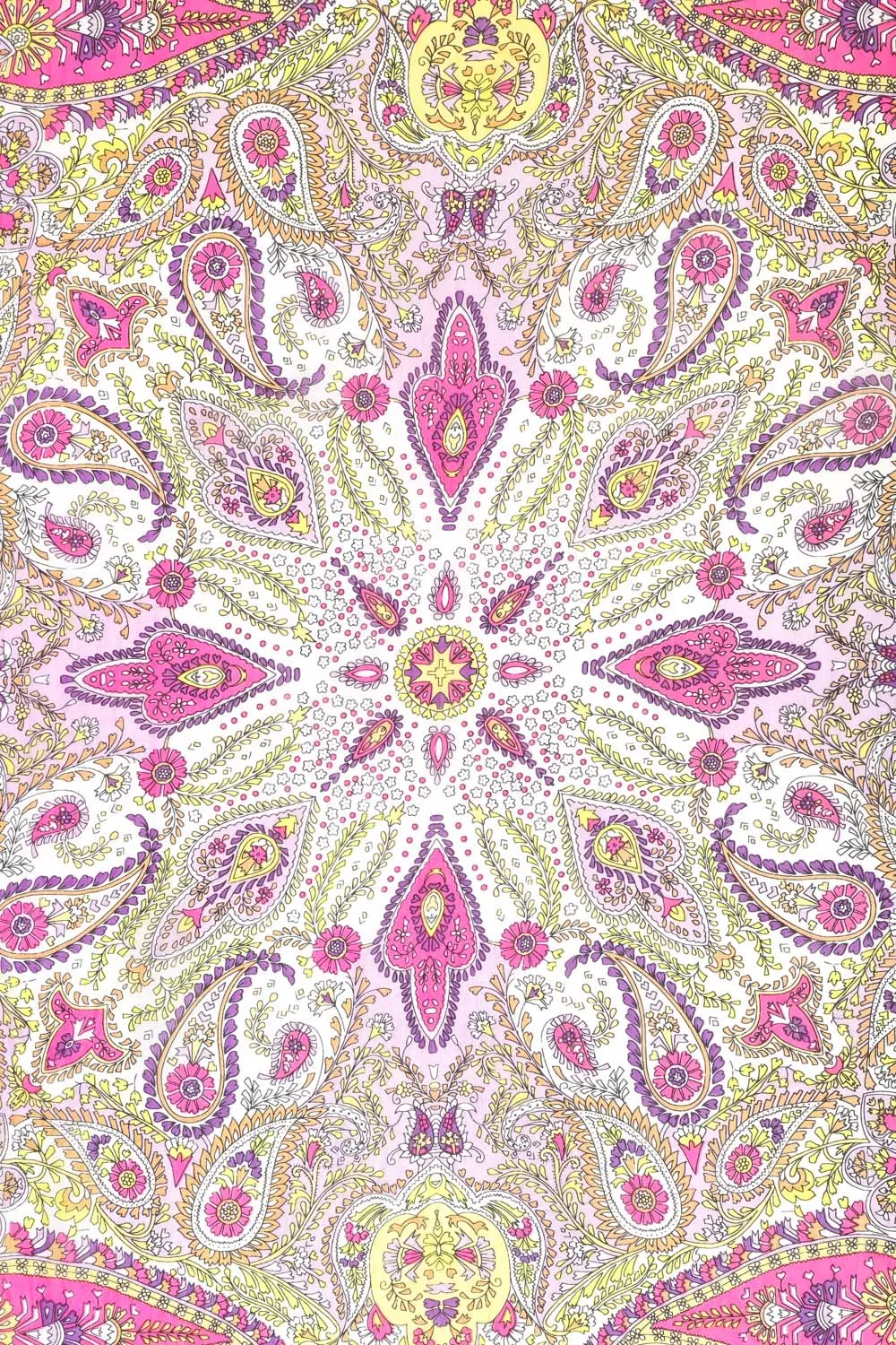 Tuch - Pink Paisley